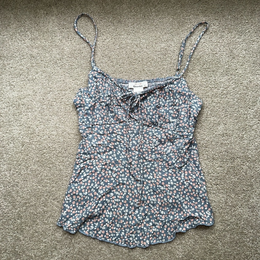 URBAN Romantics Blue and Pink Camisole